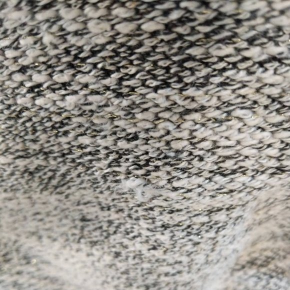 [M] Grey Knit A-Line Cap Sleeve Mini Dress - Picture 4 of 6